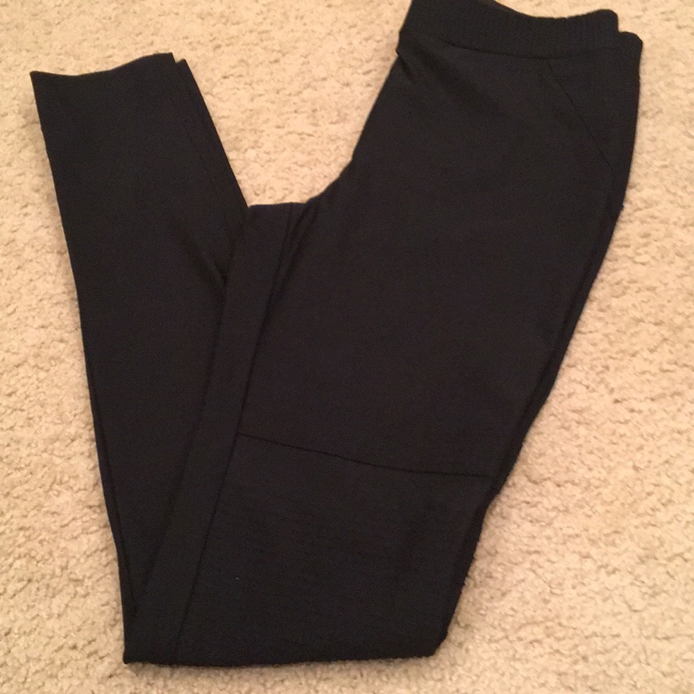 New! Diane vonFurstenberg Nylon Moto Leggings